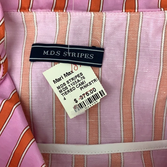 M.D.S. Stripes 4 Tiered Cami Top - Picture 4 of 5